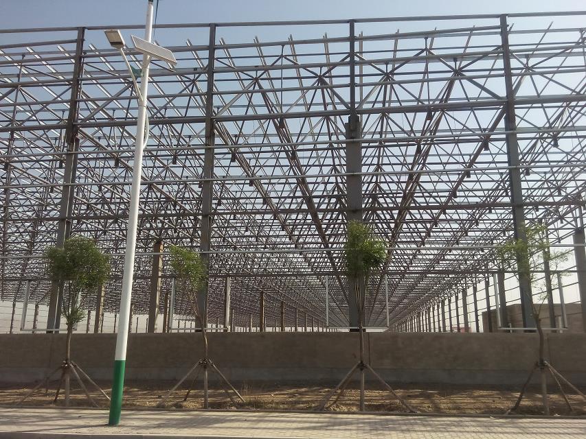 巩义汽车工业厂房网架