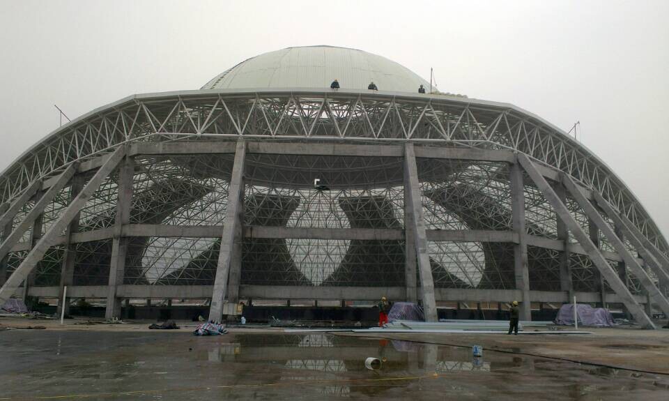 巩义温泉馆网架工程